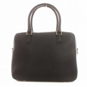 ANYA HINDMARCH CARKER ハンドバッグ 2WAY ショルダーバッグ レザー 黒 ブラック
