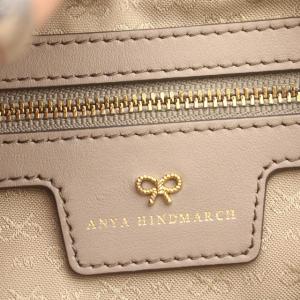 ANYA HINDMARCH CARKER ハンドバッグ 2WAY ショルダーバッグ レザー 黒 ブラック