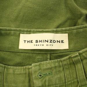 Shinzone BAKER PANTS ベイカーパンツ ワークパンツ ジップフライ 34 M カーキ 15AMSPA18