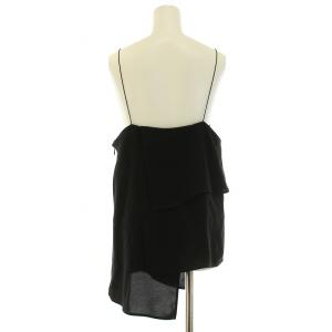 ENFOLD キャミソール シャツ ブラウス アシンメトリー 38 M 黒 ブラック 300FA130-1550 /BB