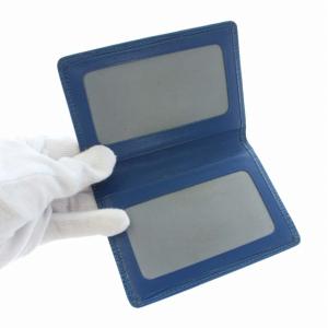 LOUIS VUITTON エピ ポルト2 カルト ヴェルテカル パスケース カードケース 名刺入れ レザー 青 ブルー M63205