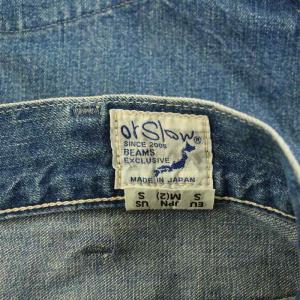 orSlow デニムパンツ ジーンズ ペインター ジップフライ ペイント加工 M 青 ブルー