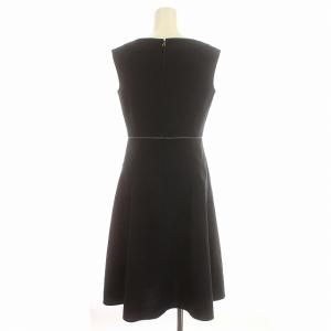 TOCCA 24AW AFTERNOON ドレス ワンピース ノースリーブ ひざ丈 00 S ネイビー 紺 /G