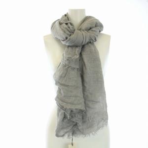 FALIERO SARTI スマイル柄 カシミヤ混 大判ストール