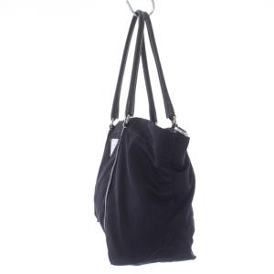 PRADA トートバッグ ハンドバッグ 三角ロゴ ナイロン レザー 黒 ブラック