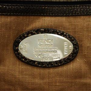 FENDI SELLERIA トートバッグ ブラウン