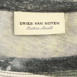 DRIES VAN NOTEN ロンT Tシャツ ボーダー カットソー XS ホワイト