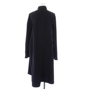 tamaki niime シャツワンピース 長袖 ロング 刺繍 黒 ブラック /KH