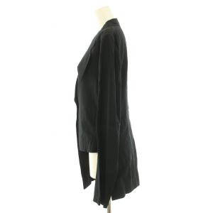 Y's Red Label ヨウジヤマモト 変形ジャケット アウター シングル アシンメトリー 2 S 黒 ブラック