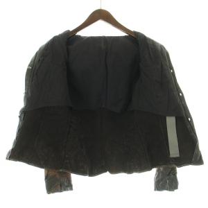 C-DIEM レザー ジャケット ブラウン