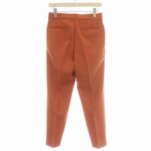 Drawer バックサテンフロントステッチタックパンツ テーパード パンツ 36 S オレンジ