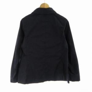 DANTON DOWNPROOF丸衿ブルゾン ジャケット ロゴ 刺繍 34 XS 紺 ネイビー