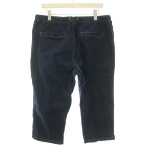 GRAMiCCi DENIM MIDDLE CUT PANTS デニムミドルカットパンツ ジーンズ クライミングパンツ ウエストゴム ジップフライ