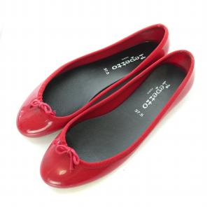 Repetto レペット エナメル ラウンドトゥ パンプス repetto - レペット パンプス ラウンドトゥ エナメル スエード