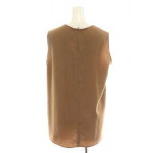 EVERYDAY I LIKE 21SS バックサテン Back satin ノースリーブプルオーバー イージーフレアパンツ セットアップ 上下 ブラウス