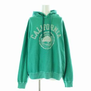 23SS パーカー プルオーバー 長袖 裏起毛 S 緑 グリーン 3710900187