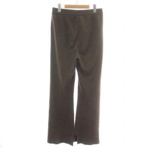 MUSE de Deuxieme Classe 21SS アーバン URBAN ニットパンツ イージー 麻 リネン 38 M 茶 ブラウン 21030500414010