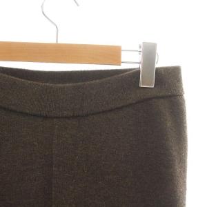 MUSE de Deuxieme Classe 21SS アーバン URBAN ニットパンツ イージー 麻 リネン 38 M 茶 ブラウン 21030500414010