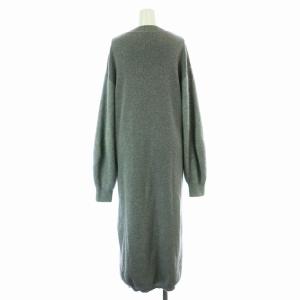 L'Appartement 22AW Combination Knit Onepiece ニットワンピース ロング マキシ 長袖 切替 ウール カシミヤ混