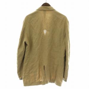 UNDERCOVER ジュンタカハシ 21SS 高密度Li ZiP ジャケット テーラード シングル 背抜き 麻 リネン 2 M ベージュ