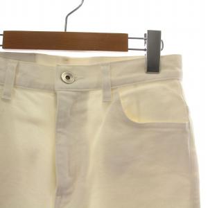 EVERYDAY I LIKE 22SS デニムパンツ ジーンズ ジップフライ カットオフ ストレッチ 36 S 白 ホワイト /NW25