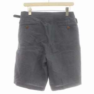 24SS ベルジャンリネン 2プリーツショーツ リネン ハーフパンツ
