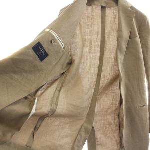 TOMORROWLAND PILGRIM Ermenegildo Zegna 24SS リネンウールコットンシングルブレステッド2Bジャケット CROSS