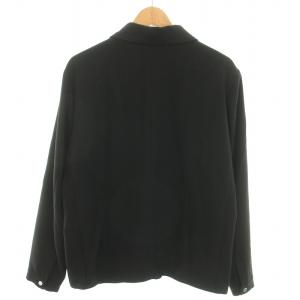 STUDIOUS ウールライクサージジップブルゾン ジップアップジャケット アウター タグ付き 3 L 黒 ブラック 109450005