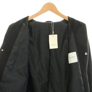 STUDIOUS ウールライクサージジップブルゾン ジップアップジャケット アウター タグ付き 3 L 黒 ブラック 109450005