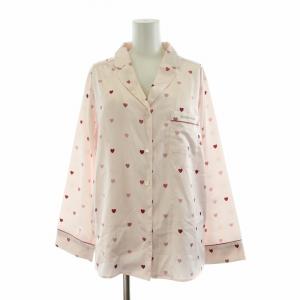 gelato pique タグ付き セットアップ 3点セット 上下 ルームウェア パジャマ パンツ 総柄 ハートモチーフ リボン ギャザー F ピンク