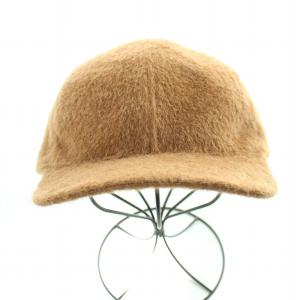 Borsalino キャップ 帽子 アルパカ ウール混 茶 ブラウン