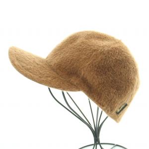Borsalino キャップ 帽子 アルパカ ウール混 茶 ブラウン