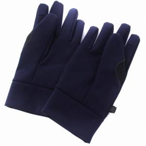 STONE ISLAND コンパス 手袋 グローブ ロゴ L 紺 ネイビー