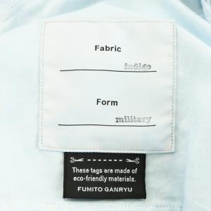 FUMITO GANRYU M-51 ダンガリーデニムシャツジャケット 長袖 2 M 紺 ネイビー FU10-BL-04