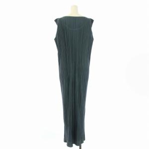 PLEATS PLEASE ISSEY MIYAKE イッセイミヤケ ワンピース プリーツ 3 グリーン
