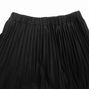 GRACE CONTINENTAL ワイドパンツ スカーチョ イージー プリーツ 36 S 黒 ブラック