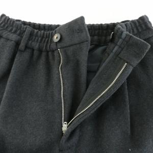 BEAUTY&YOUTH UNITED ARROWS H WOOL CASHMERE BALLOON EASY PANTS イージーパンツ ストレート カシミヤ混 44 S グレー