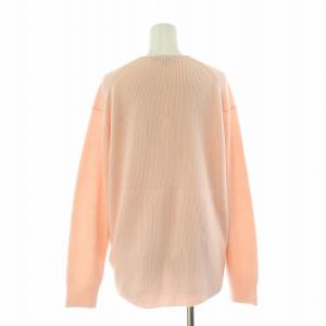 23区 タグ付き 23AW ウールカシミヤ Vネック ニット セーター 長袖 40 L ピンク KRWOSW0653