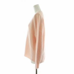 23区 タグ付き 23AW ウールカシミヤ Vネック ニット セーター 長袖 40 L ピンク KRWOSW0653
