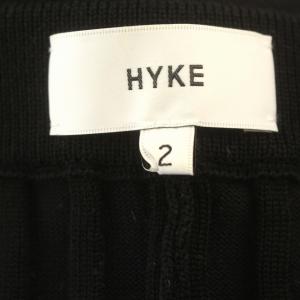 HYKE 19AW リブニットパンツ レギンス レギパン 2 M 黒 ブラック