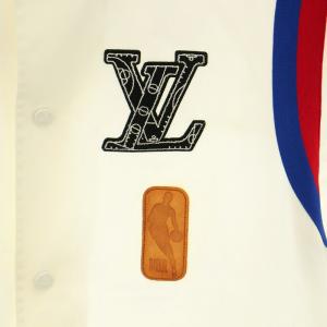 LOUIS VUITTON 21AW NBAバスケットショートスリーブシャツ L ホワイト 1A8XE2