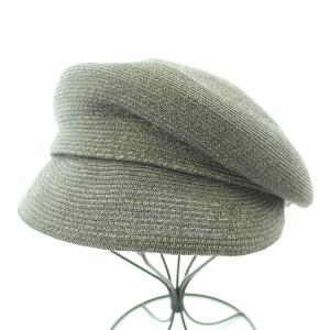 MAY PB5 キャスケット 帽子 アシンメトリー グレー ONM01672 /BB