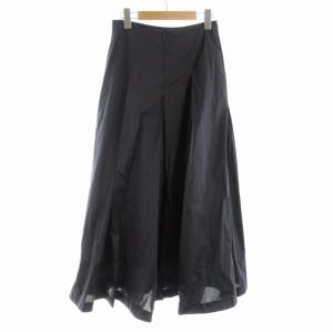 Plage R'IAM フレアスカート マキシ ロング 36 S 紺 ネイビー
