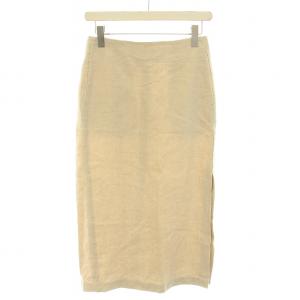 スカート ロング マキシ タイト 麻 リネン 1 S ベージュ /YT