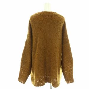 ISABEL MARANT ETOILE ニット セーター 長袖 クルーネック オーバーサイズ 34 XS キャメル /NW18