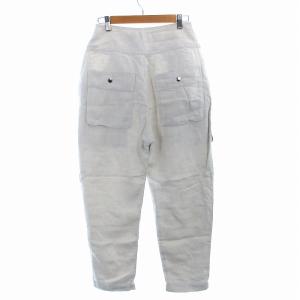 ISABEL MARANT ETOILE タックワイドパンツ ハイウエスト リネン混 アイボリー