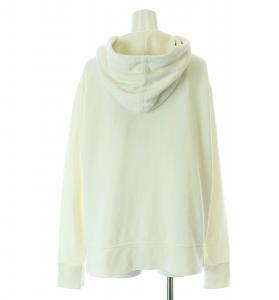 POLO RALPH LAUREN パーカー ジップアップ 長袖 裏起毛 ポロベア 刺繍 S 白 ホワイト