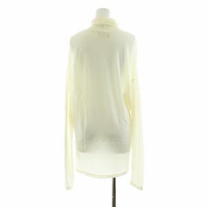 unfil スーパーファイン メリノ クレープ ジャージー タートルネック Tシャツ カットソー 長袖 1 S 白 ホワイト WWFL-UW126
