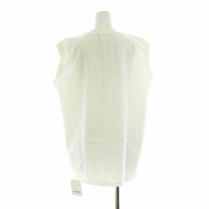 MACHATT タグ付き カットソー ノースリーブ クルーネック 白 ホワイト /NQ