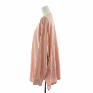 23区 ウーステッドウール ビッグシルエット ニット カットソー 長袖 38 M ピンク 210-5KP.WO.CS.0254(012)